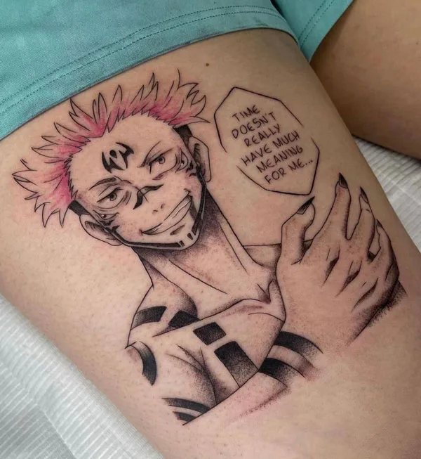 Sukuna tattoo 46