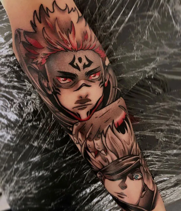 Sukuna tattoo 47