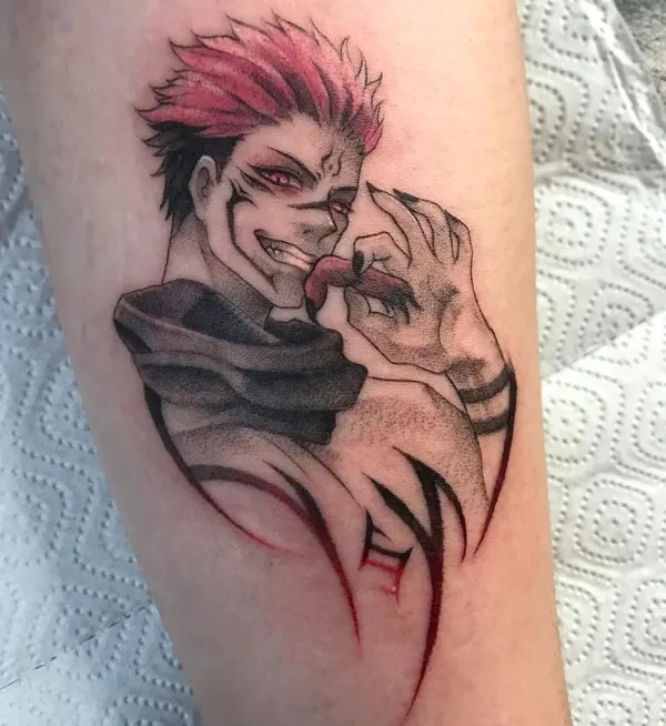 Sukuna tattoo 48