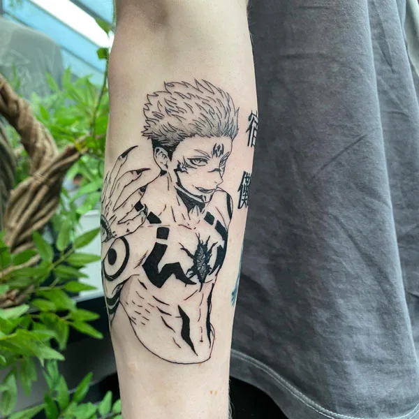 Sukuna tattoo 50