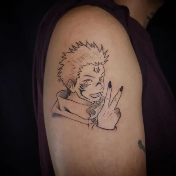 Sukuna tattoo 53
