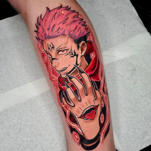 Sukuna tattoo 6