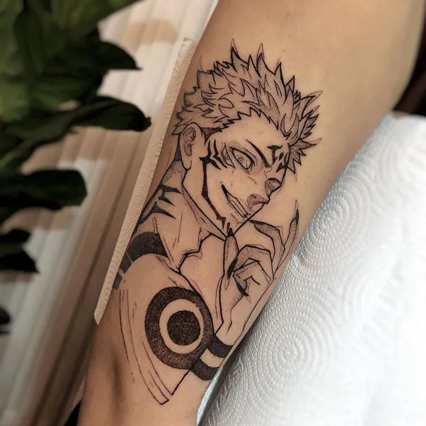 Sukuna tattoo 60