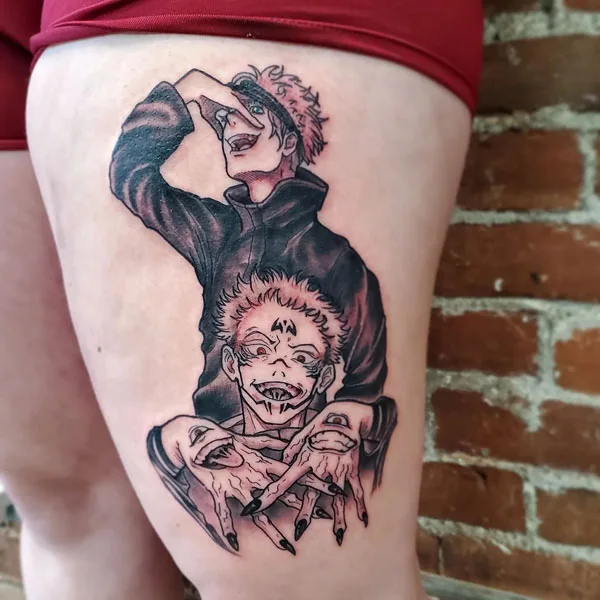 Sukuna tattoo 66