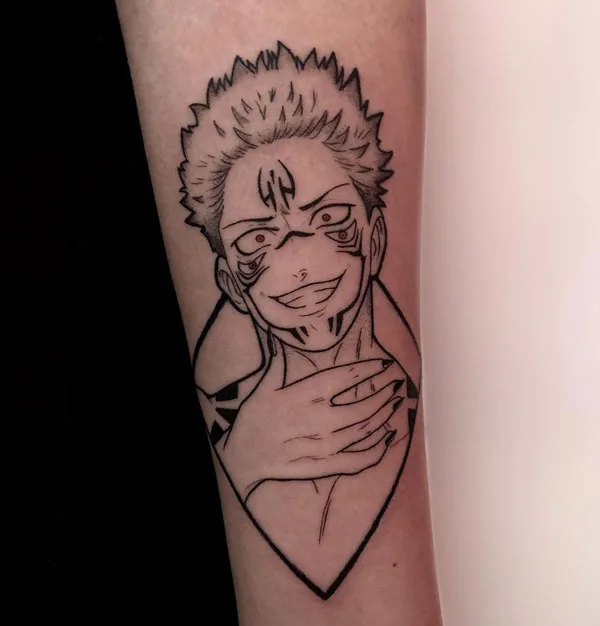Sukuna tattoo 68