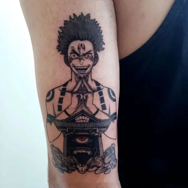 Sukuna tattoo 73