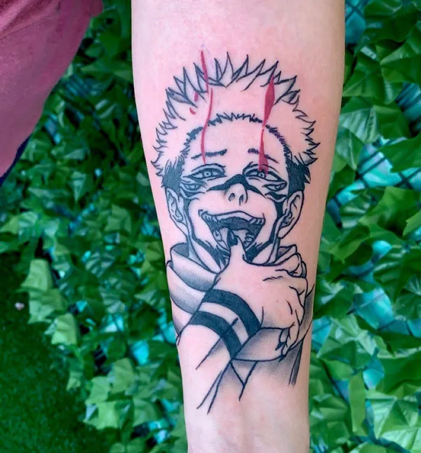 Sukuna tattoo 74