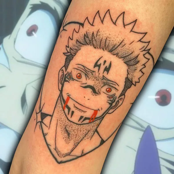 Sukuna tattoo 78