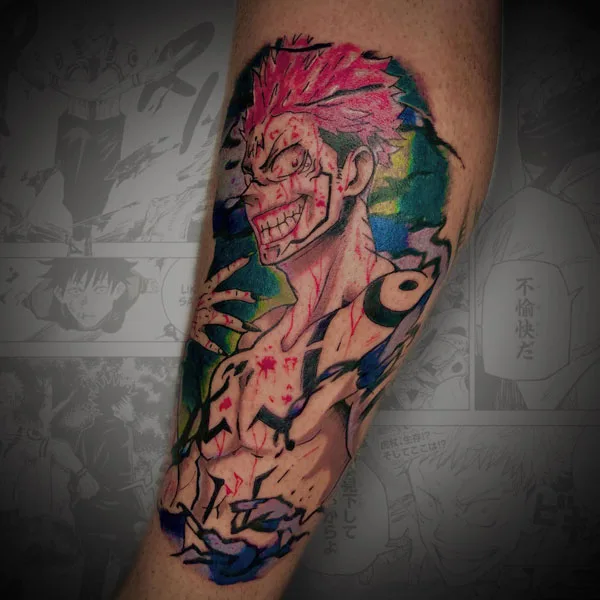 Sukuna tattoo 84