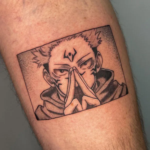 Sukuna tattoo 85