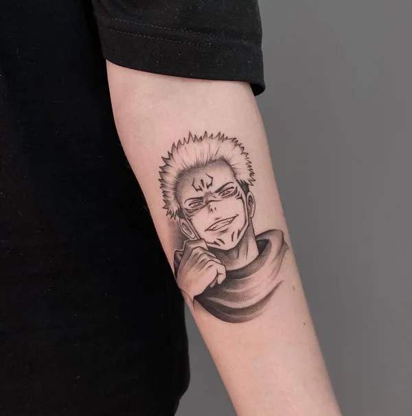 Sukuna tattoo 86
