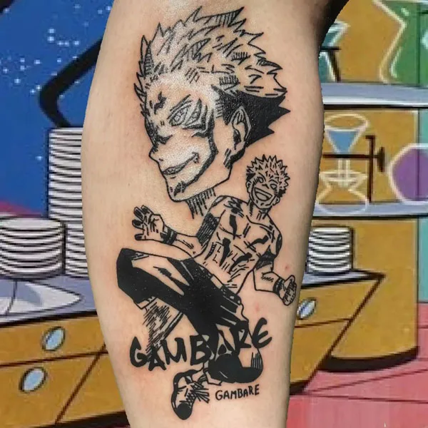 Sukuna tattoo 87