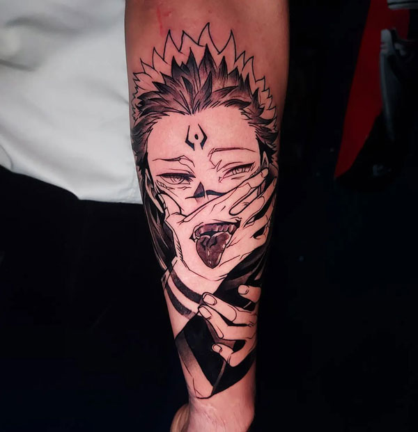 Sukuna tattoo 91