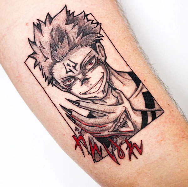 Sukuna tattoo 95