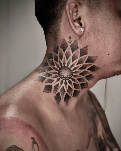 Sun Tattoo for women 6