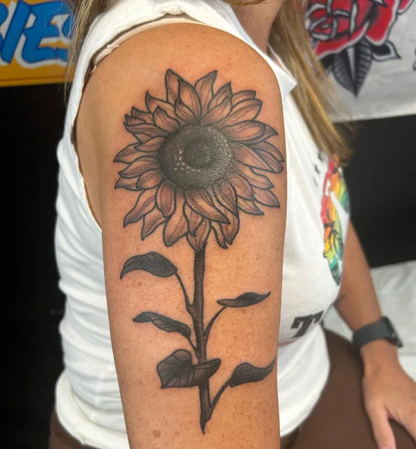 Sunflower Arm Tattoo 2