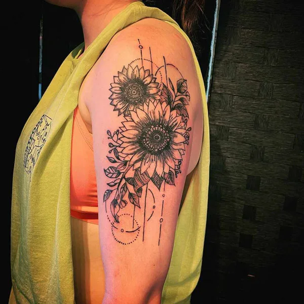 Sunflower Tattoo design