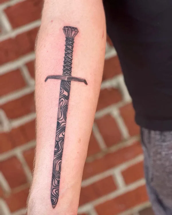 Sword Forearm Tattoo