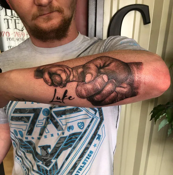 Symbolic Father Son Tattoo 1