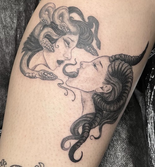 Lilith and Medusa Lovers Ink
