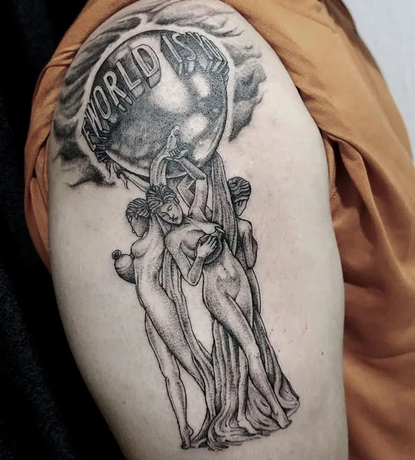 The world is yours tattoo 10