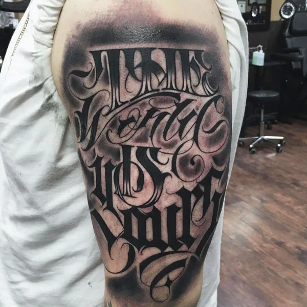 The world is yours tattoo 18
