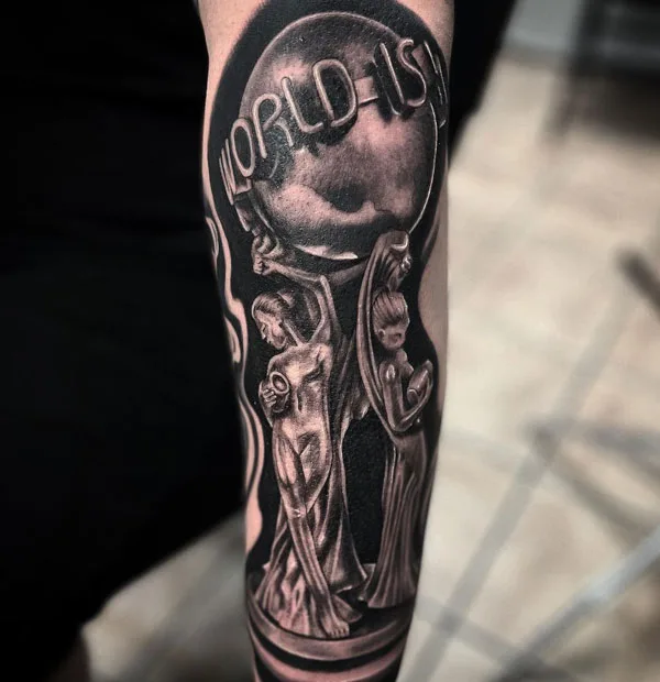 The world is yours tattoo 2