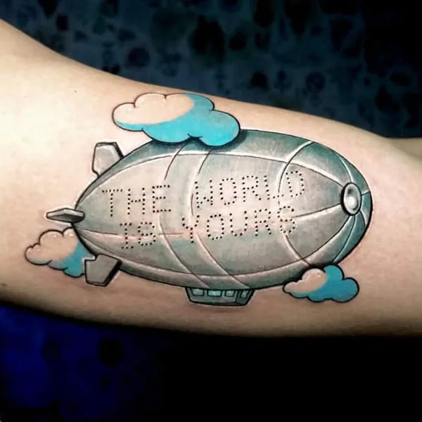 The world is yours tattoo 32