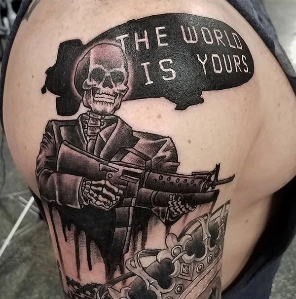 The world is yours tattoo 69