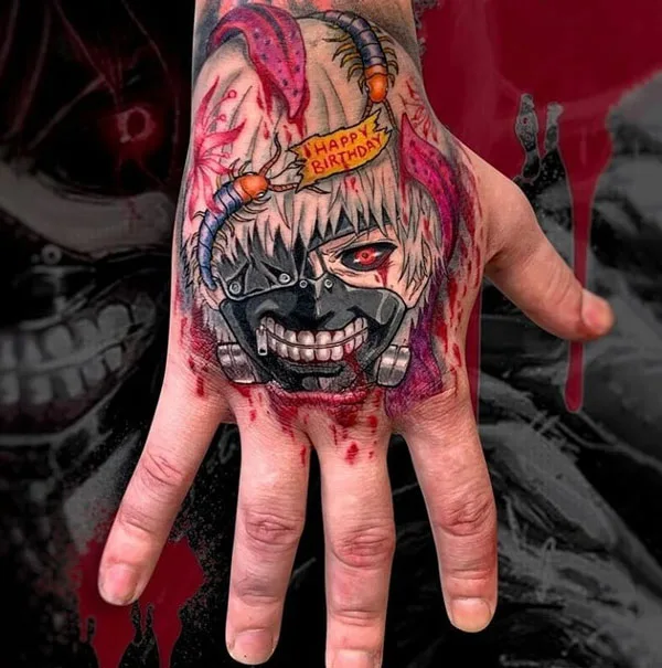 Tokyo Ghoul tattoo hand