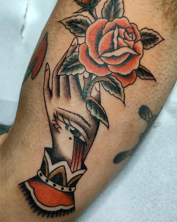 Traditional Bicep Tattoo 1