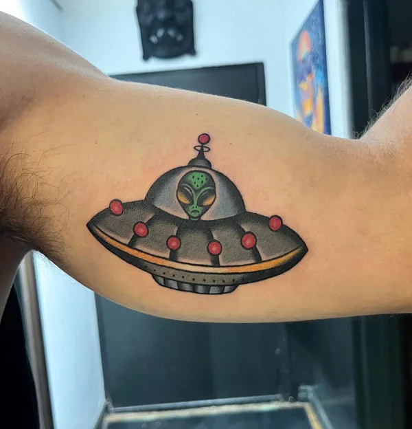 Traditional Bicep Tattoo 2