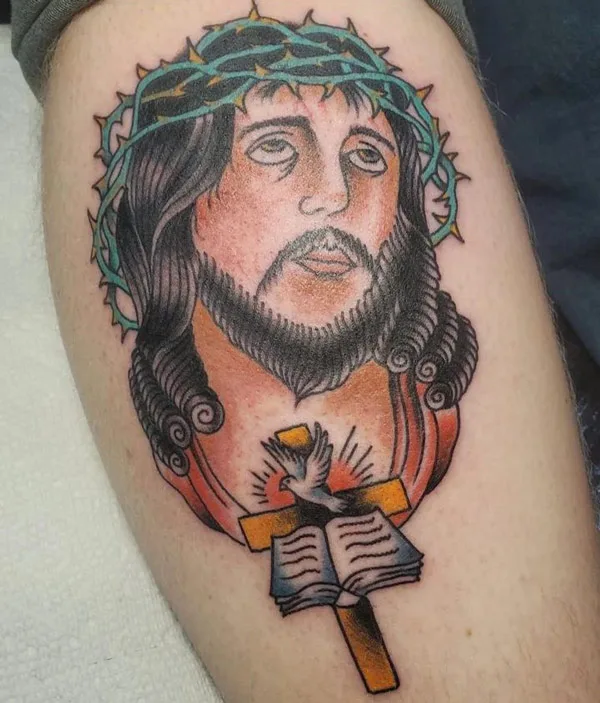Traditional Christian Tattoo 2