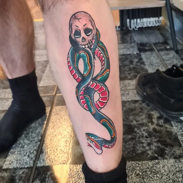 Traditional Death Eater Tattoo