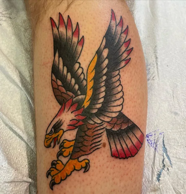 Traditional Eagle Tattoo 2