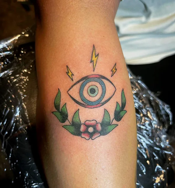 Traditional Evil Eye Tattoo 2