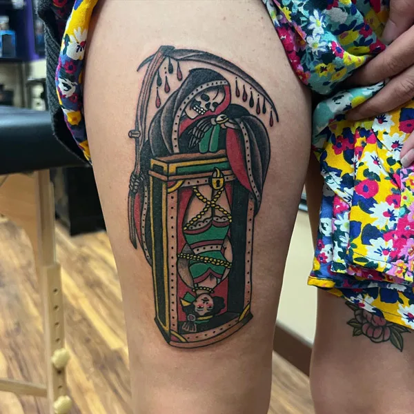 Traditional Grim Reaper Tattoo 2