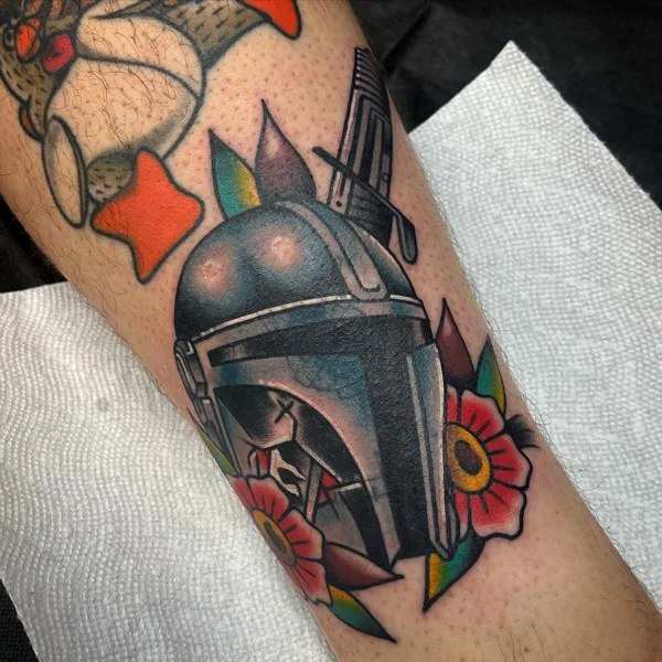 Traditional Mandalorian Tattoo 1