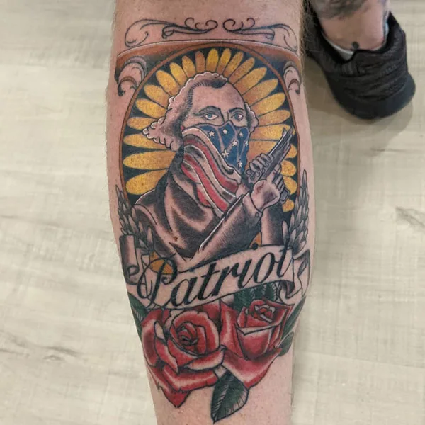 Traditional Patriotic Tattoo 2