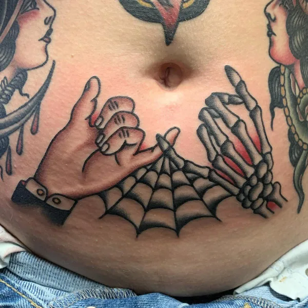 Traditional Pinky Promise Tattoo 1