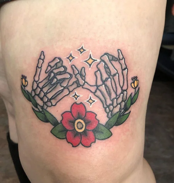 Traditional Pinky Promise Tattoo 2