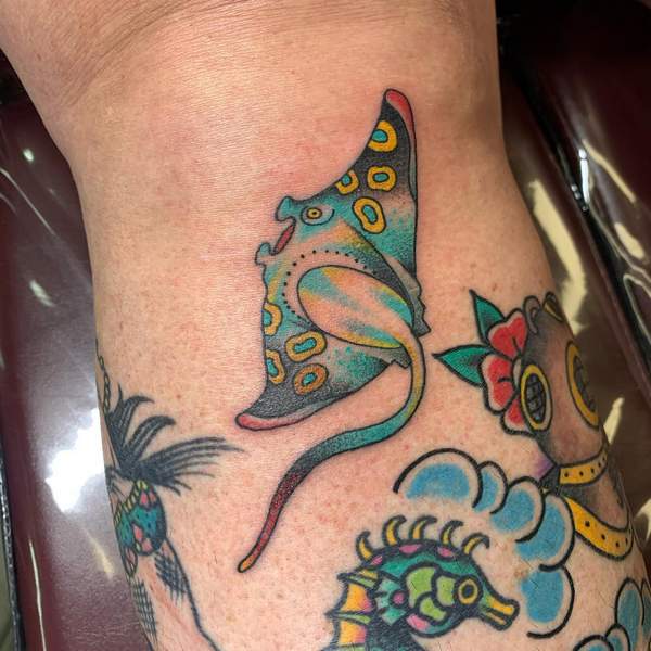 Traditional Stingray Tattoo 2
