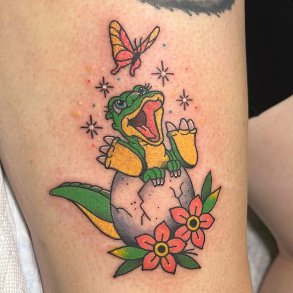 Traditional ducky tattoo