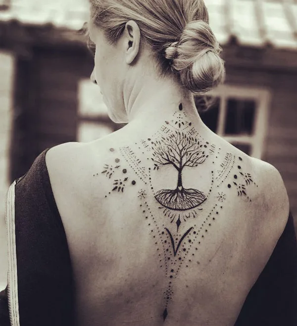 Tree Of Life Back Tattoo 2