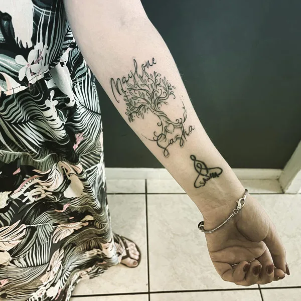 Tree Of Life Forearm Tattoo 1