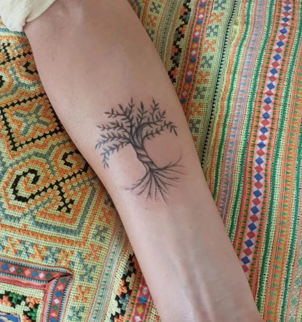 Tree Of Life Forearm Tattoo 2
