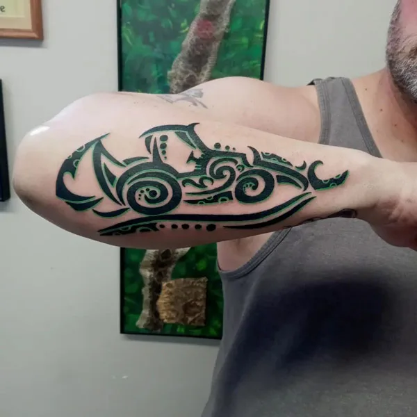 Tribal Forearm Tattoo 1