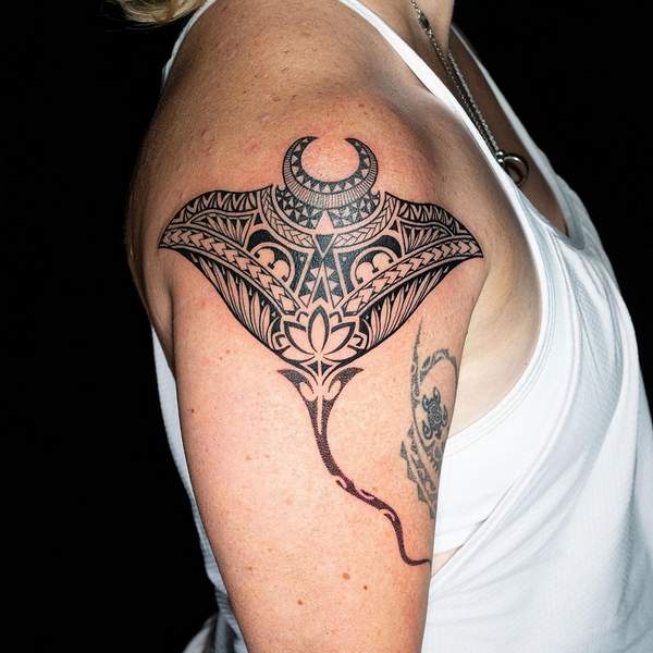 Tribal Stingray Tattoo 1