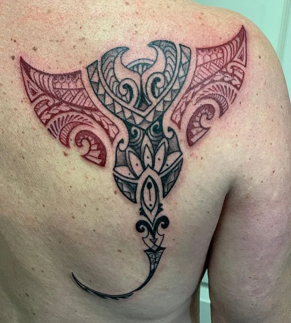 Tribal Stingray Tattoo 2
