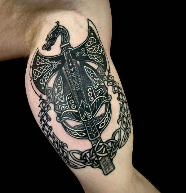 Tribal Viking Tattoo 1